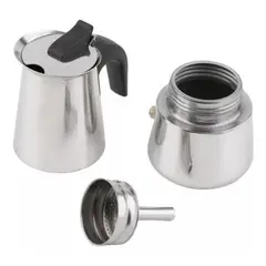 GENERICO - Cafetera Italiana Acero Inoxidable Capacidad 4 Tazas