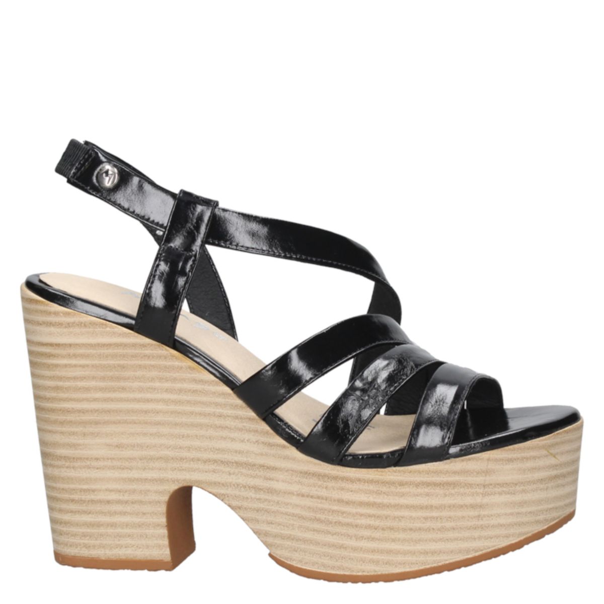 MINGO - Sandalia Casual Negro Mingo