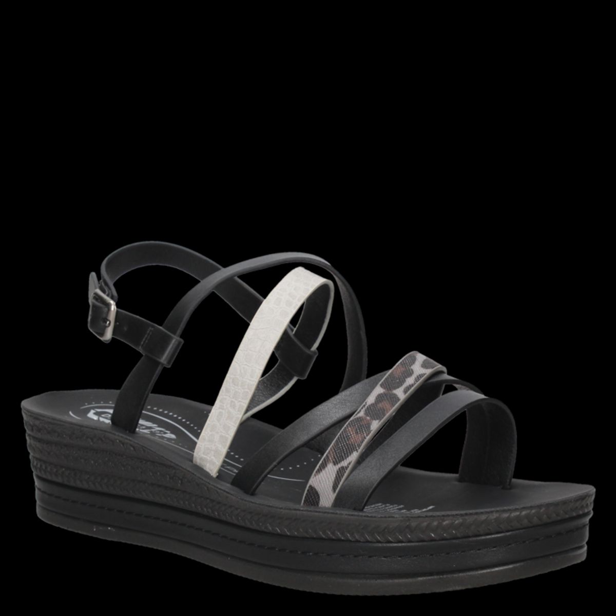 DAKOTA - Sandalia Casual Negro Dakota