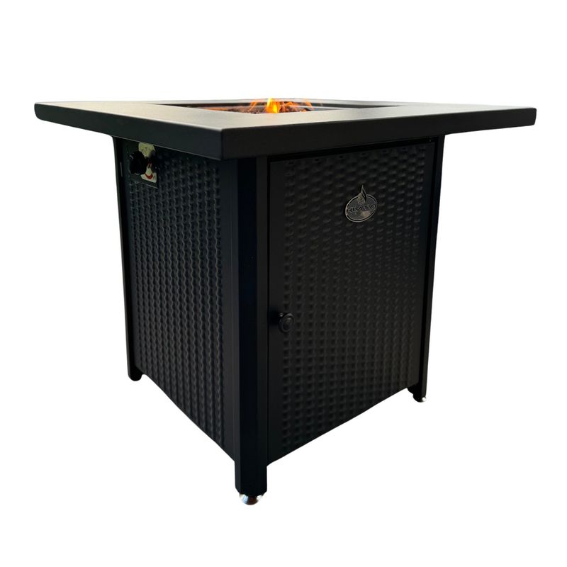 KLYMA - Mesa de Fuego Terraza QUARE + Vidrios Protectores