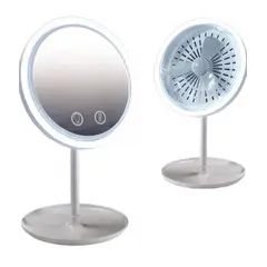 GENERICO - Espejo De Maquillaje Con Luz Led y Ventilador