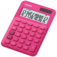 CASIO - Calculadora Portatil Con Panel Solar 12 Digitos MS-20UC-RD