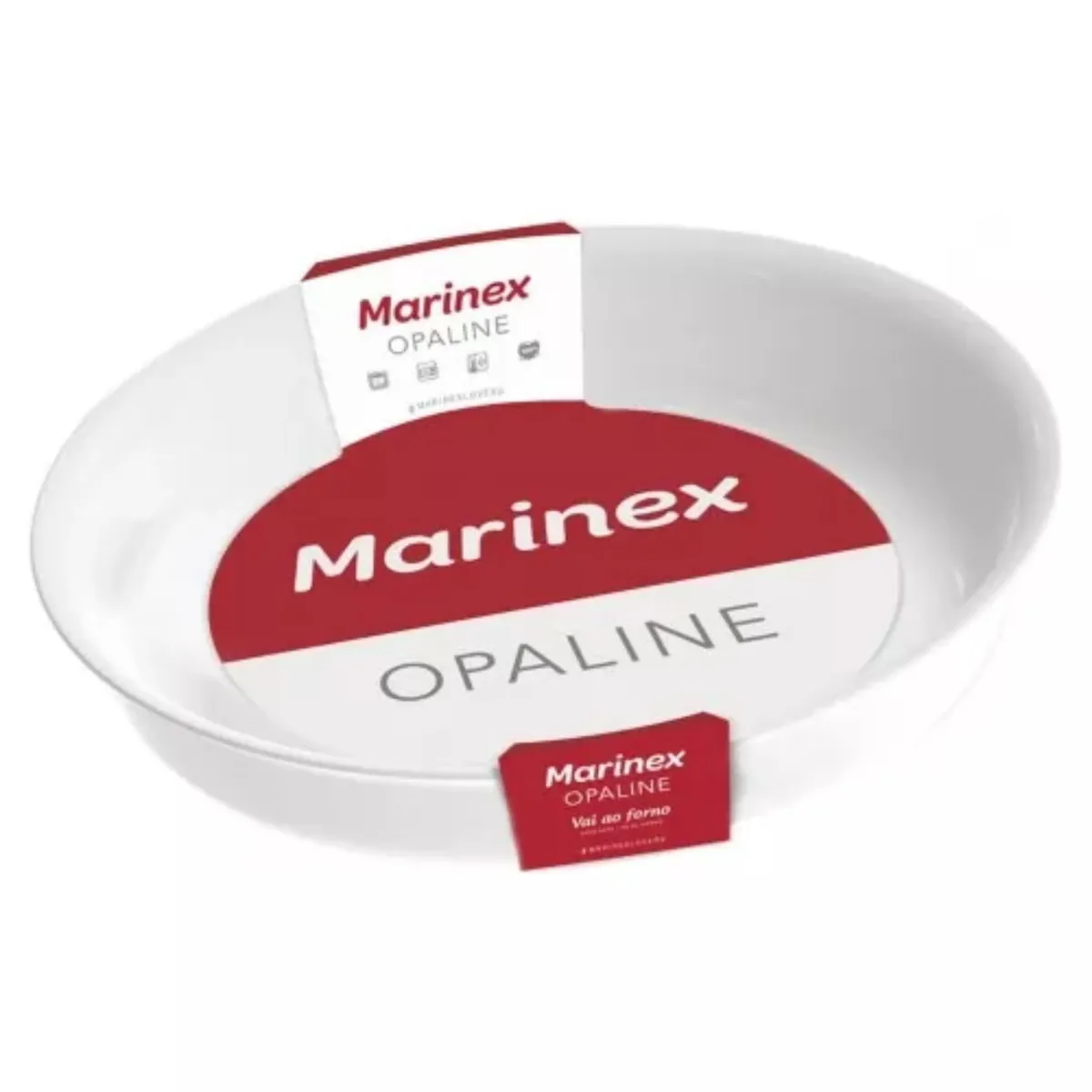 MARINEX - Asadera De Vidrio Templado Fuente Para Horno Marinex 2L