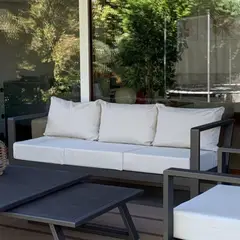 MUEBLES EL HERRERO - Sofá de terraza 3 cuerpos modelo Baru