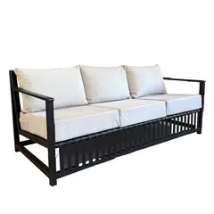 MUEBLES EL HERRERO - Sofá Jeep 3 cuerpos fierro terraza