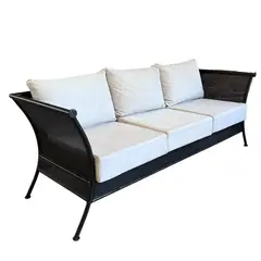MUEBLES EL HERRERO - Sofá Loft 3 cuerpos fierro terraza