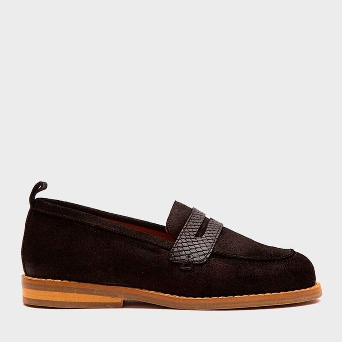 GIANI DAFIRENZE - Mocasin de mujer cuero negro Coligue Giani Dafirenze