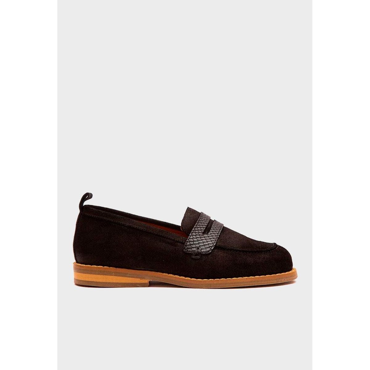 GIANI DAFIRENZE - Mocasin de mujer cuero negro Coligue Giani Dafirenze