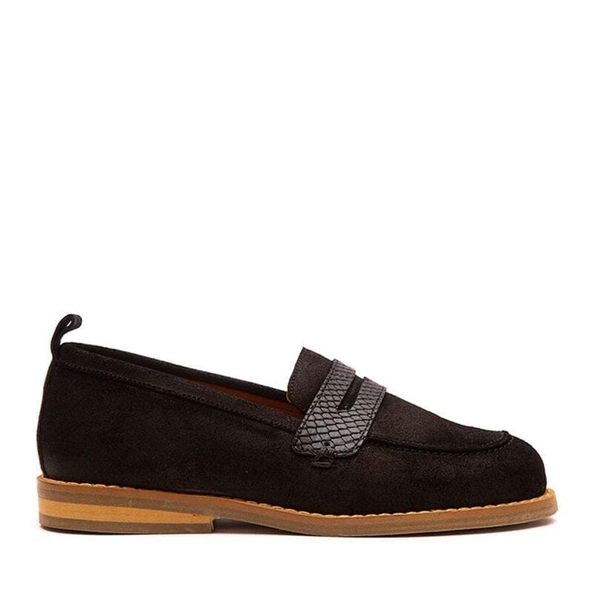 GIANI DAFIRENZE - Mocasin de mujer cuero negro Coligue Giani Dafirenze