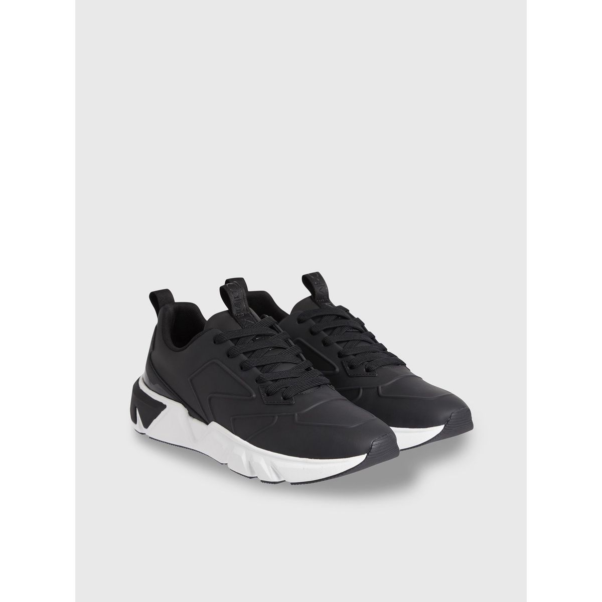 CALVIN KLEIN - Zapatilla Low Top Lace Up Lth Negro Calvin Klein