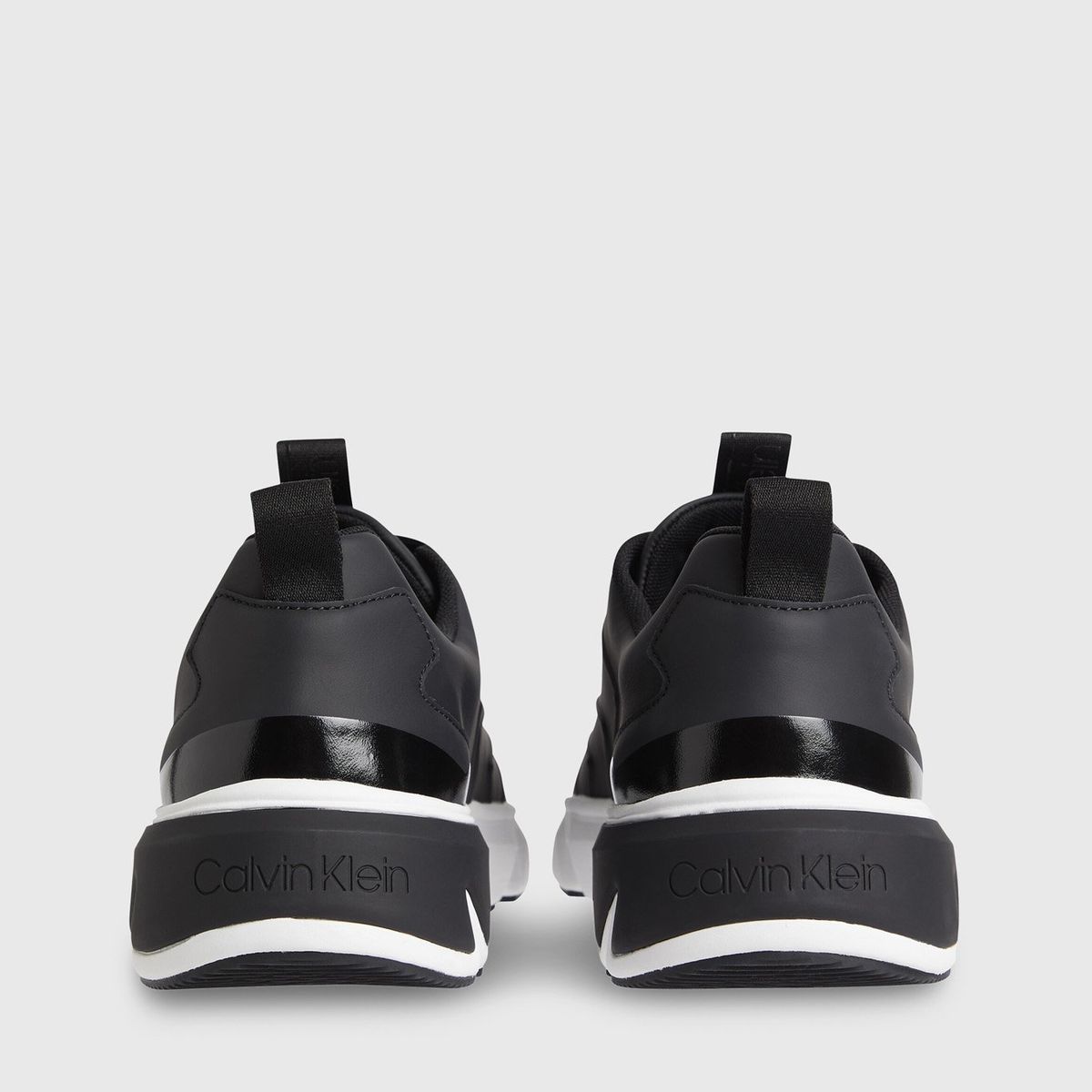 CALVIN KLEIN - Zapatilla Low Top Lace Up Lth Negro Calvin Klein