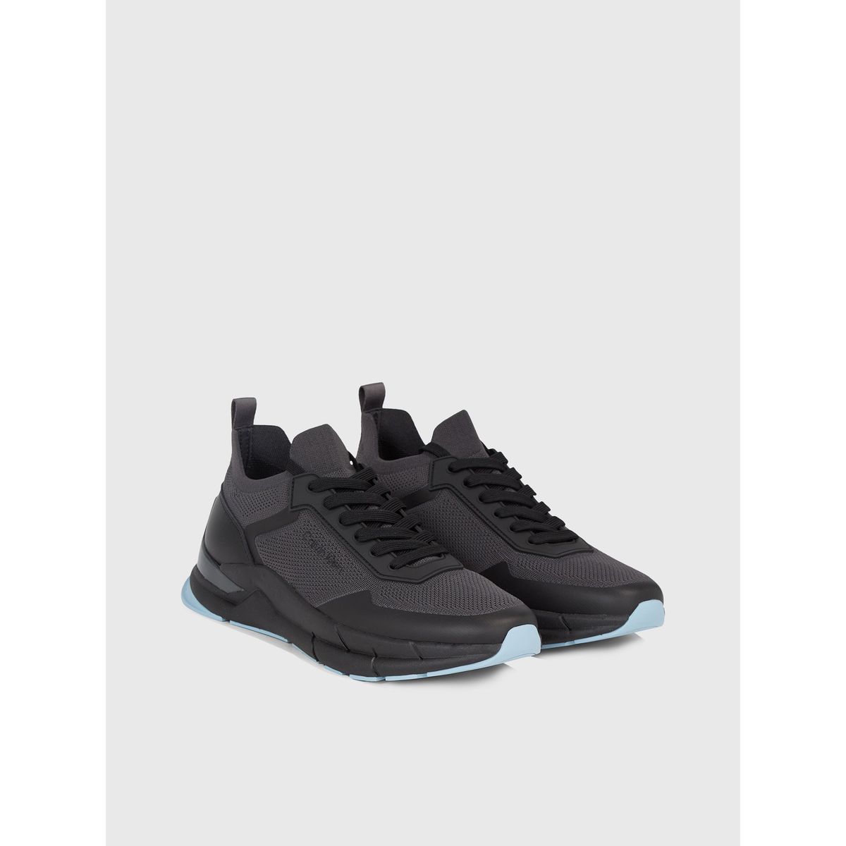 CALVIN KLEIN - Zapatilla Low Top Lace Up Knit Negro Calvin Klein