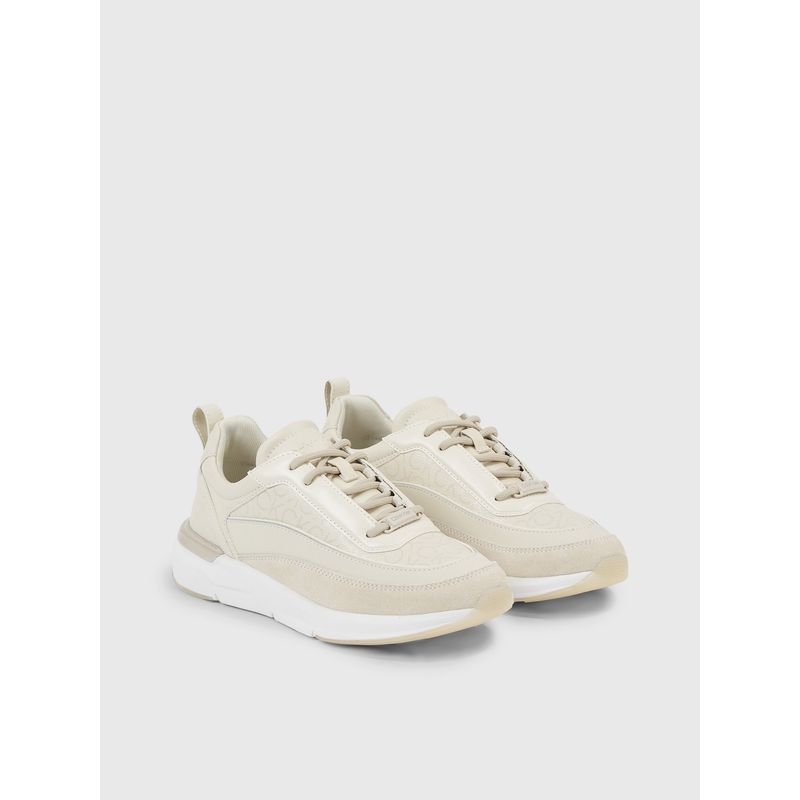 CALVIN KLEIN - Zapatilla Flexi Runner Lace Up Blanco Calvin Klein