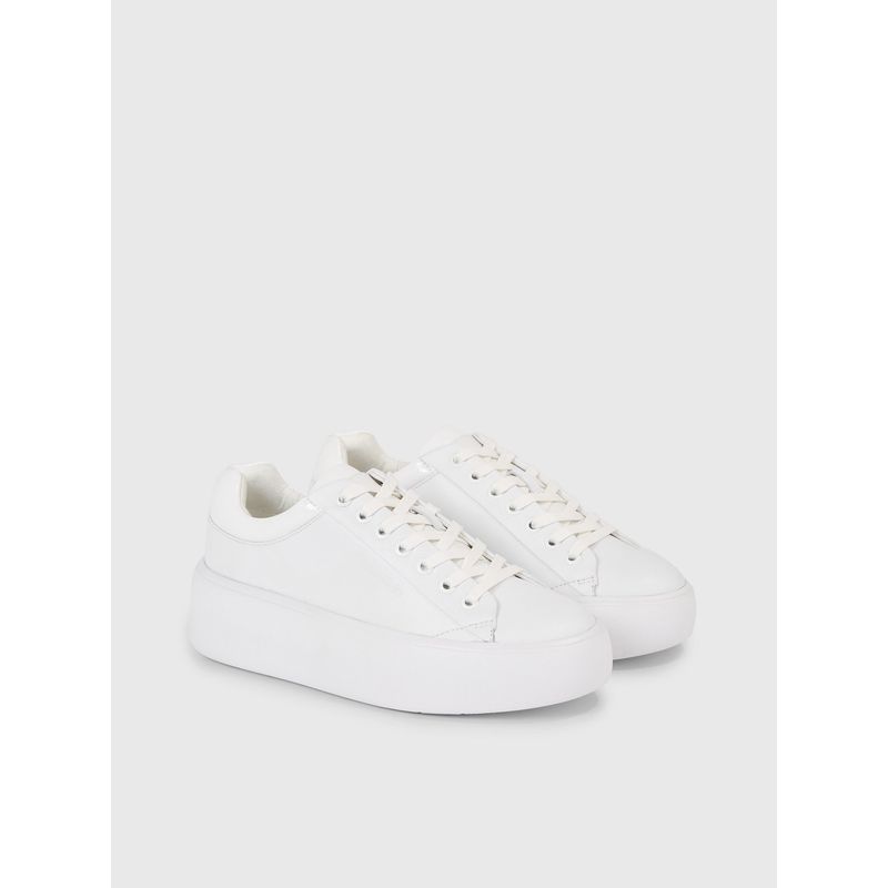 CALVIN KLEIN - Zapatilla Bobble Cupsole Lace Up Blanco Calvin Klein