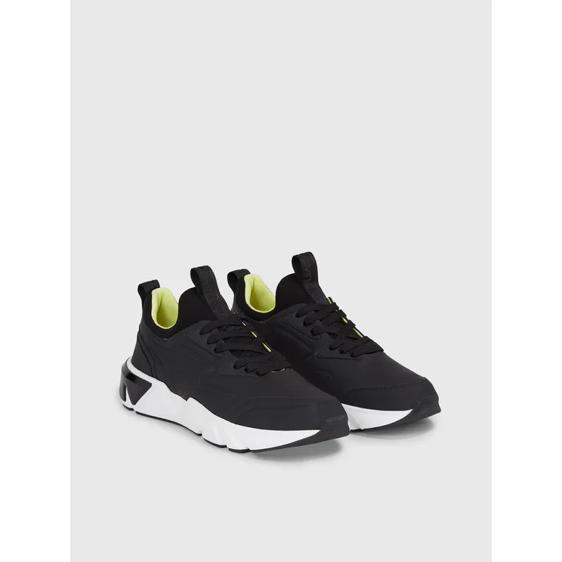 CALVIN KLEIN - Zapatilla Low Top Place Up Lth Negro Calvin Klein