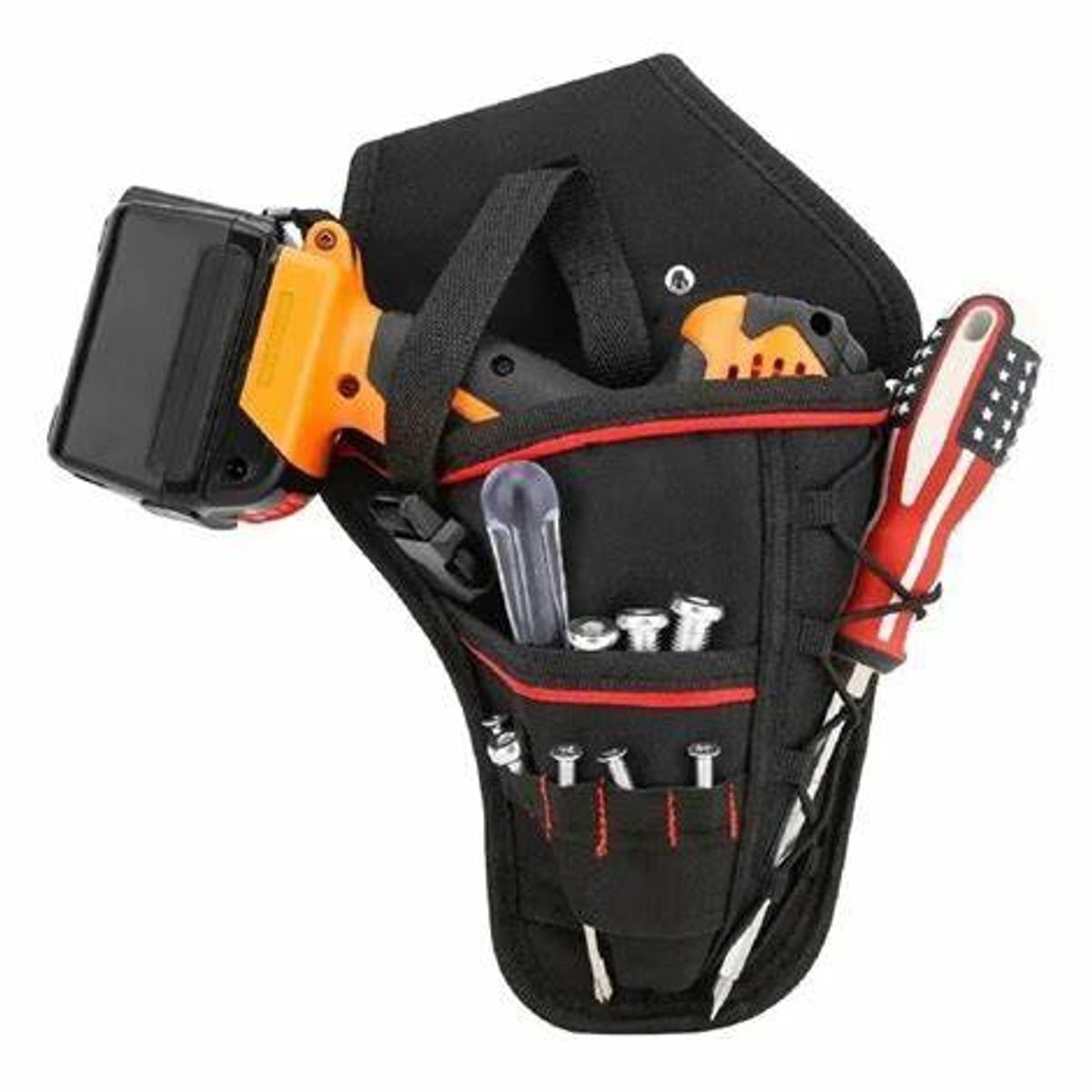 GENERICO - Funda Cinturon Porta Herramientas Cinturon Carpintero Funda