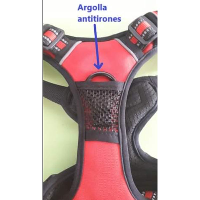 GENERICO - Chaleco Arnes Para Perros Rojo Mascotas
