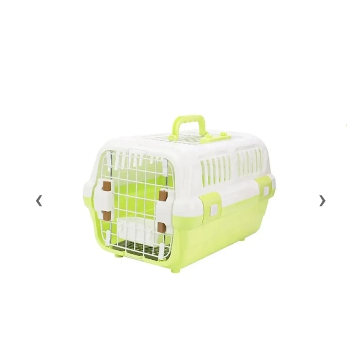 GENERICO - Caja Canil Transportadora Ventilación Perro Gatos 46 X 31 Cm