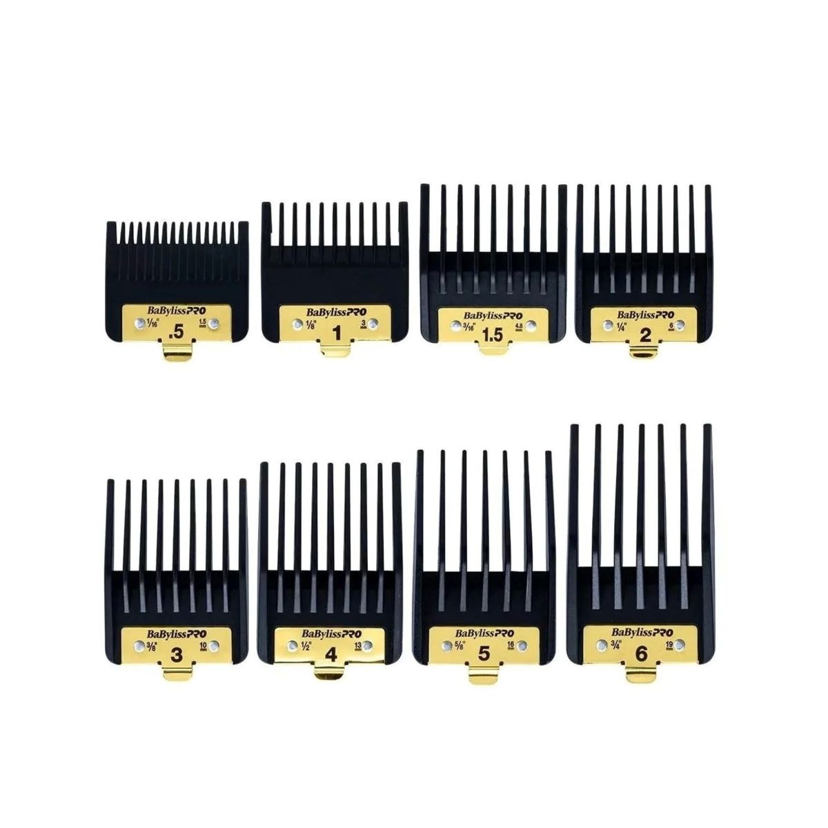 BABYLISS PRO - Guías de Corte o Peines BabylissPro para Clipper 8un