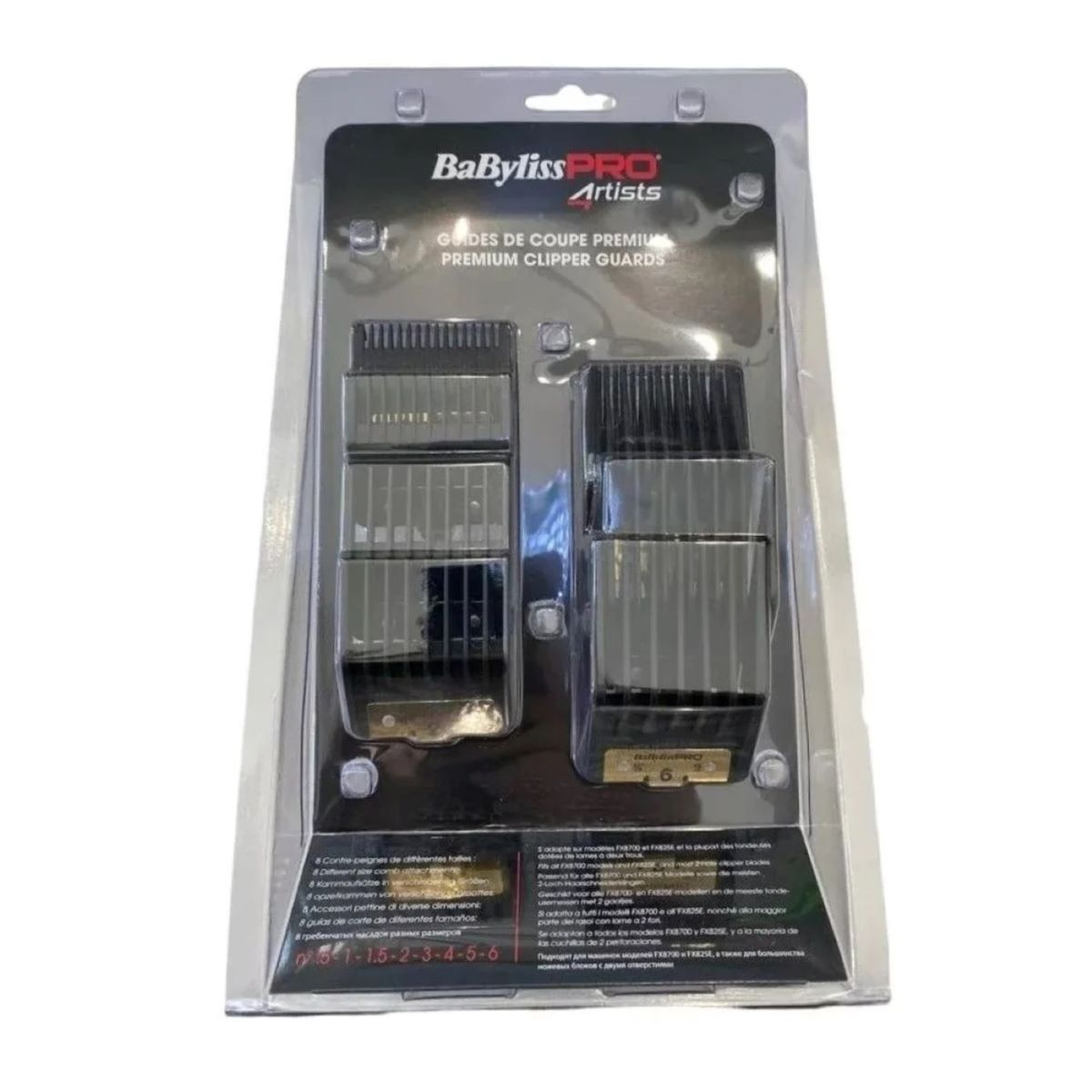 BABYLISS PRO - Guías de Corte o Peines BabylissPro para Clipper 8un