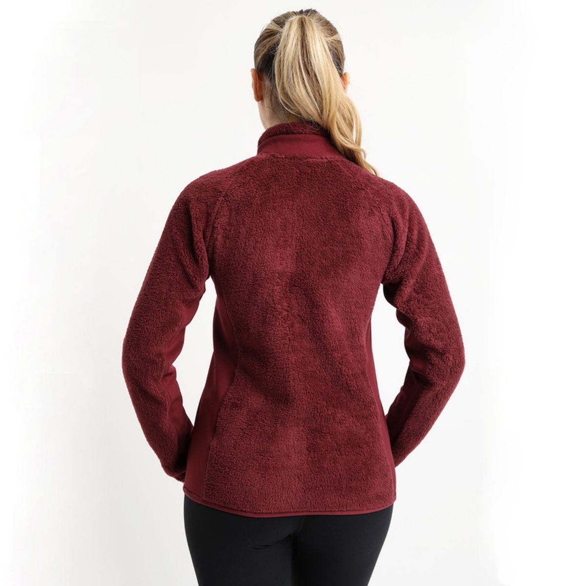 KANNU - Polar Shaggy Ciprés Mujer Burdeo KANNU