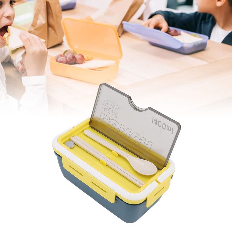 GENERICO - Fiambrera Para Microondas Bento Box Contenedor De 1400 Ml