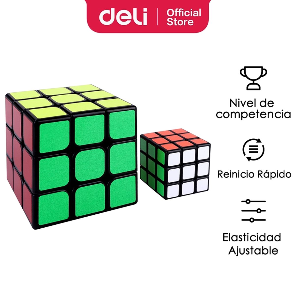 DELI - Deli Set Of 2 Unidads Cubos Rubik De Profesional 3x3