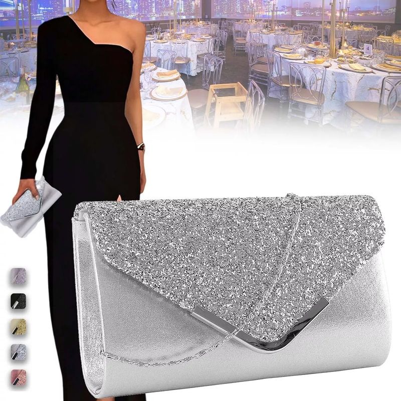 EDWINAYY - Carteras Bolso Mano Fiesta Lentejuelas Mujer Cartera Clutch