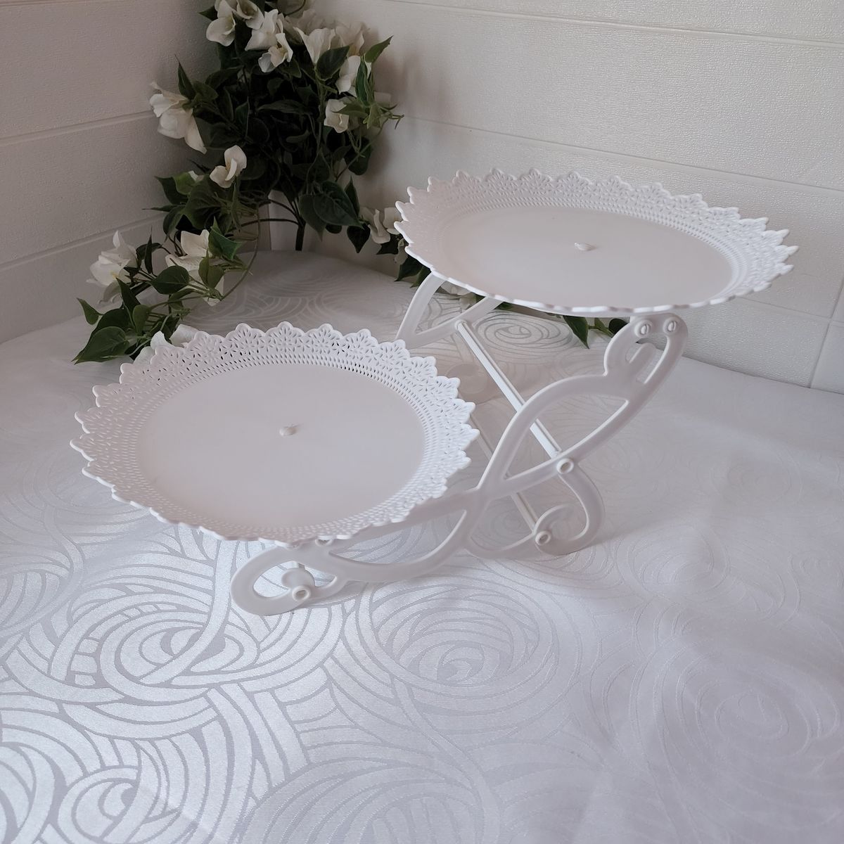 GENERICO - Pack 2 Exhibidor Multifuncional 2 Niveles Tipo Bicicleta