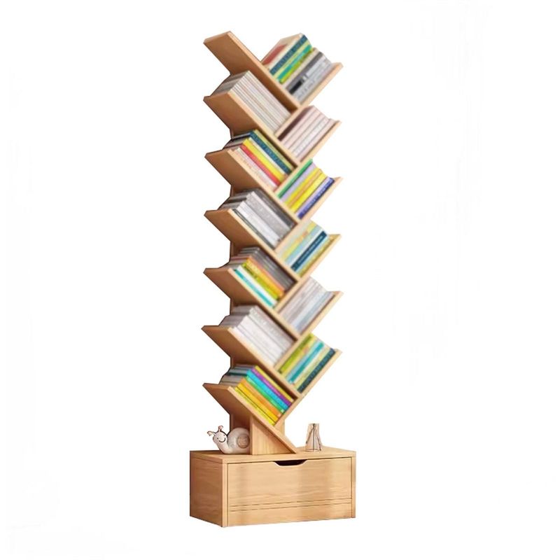 GENERICO - Librería Vertical En Forma De Árbol De 14 Capas Con Cajones