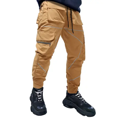 EDWINAYY - Joggers Pantalon Cargo Adulto Streetwear Casual De Varón