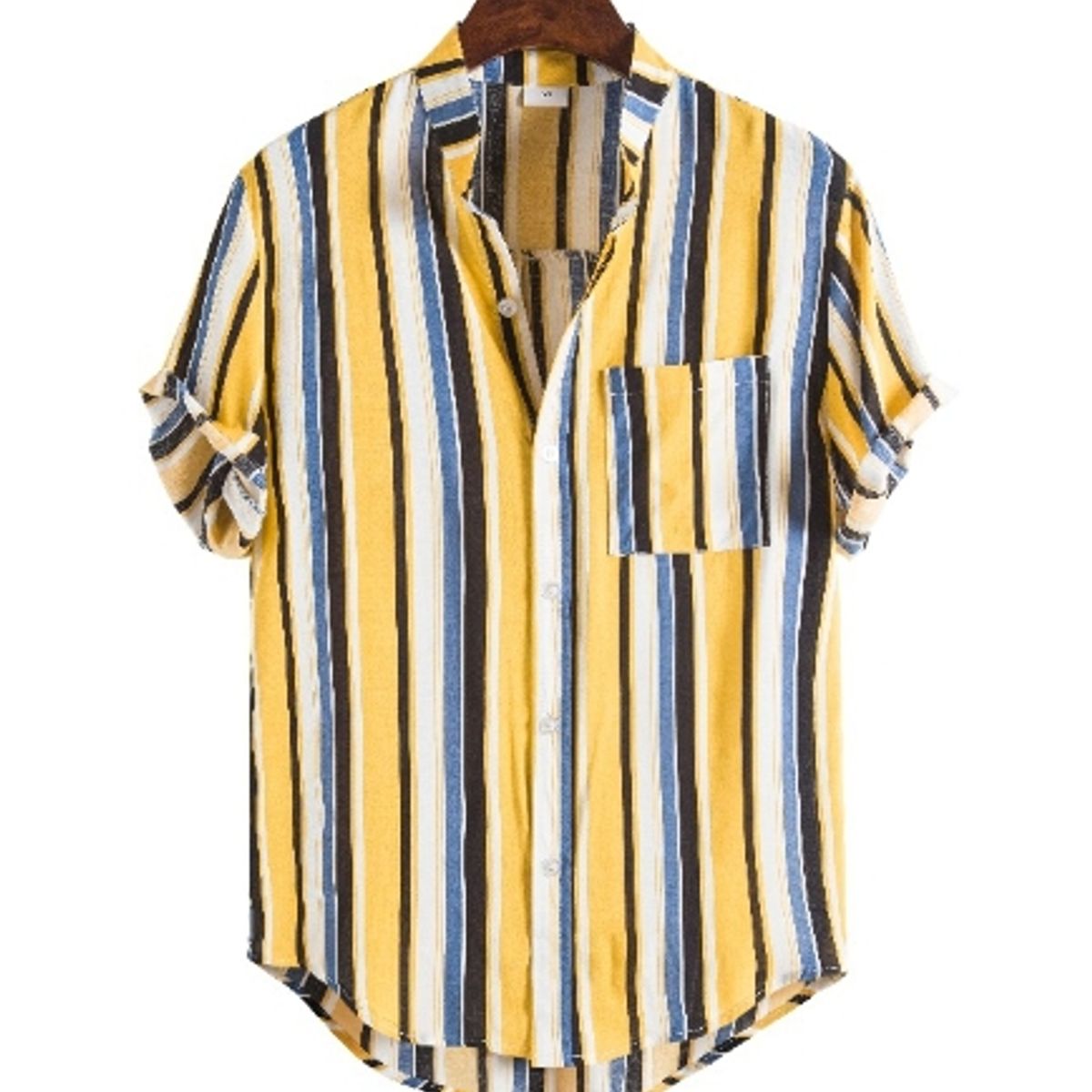EDWINAYY - Camisa Slimfit Guayabera Fashion Hombre Dise?o Premium
