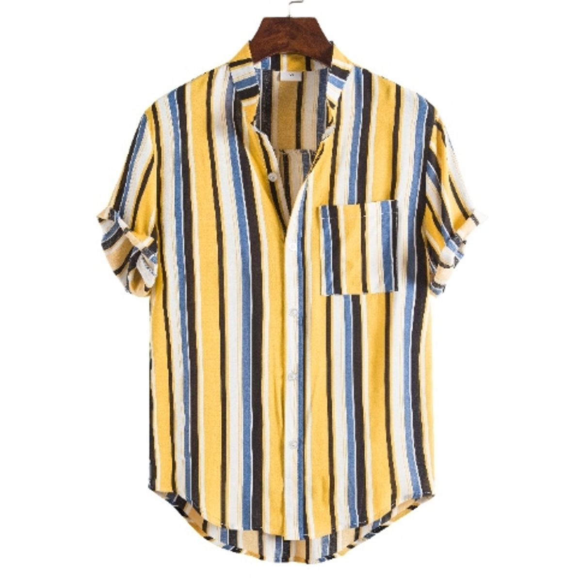 EDWINAYY - Camisa Slimfit Guayabera Fashion Hombre Dise?o Premium