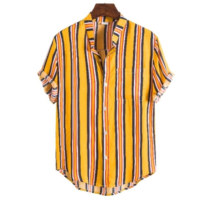 EDWINAYY - Camisa Slimfit Guayabera Fashion Hombre Dise?o Premium
