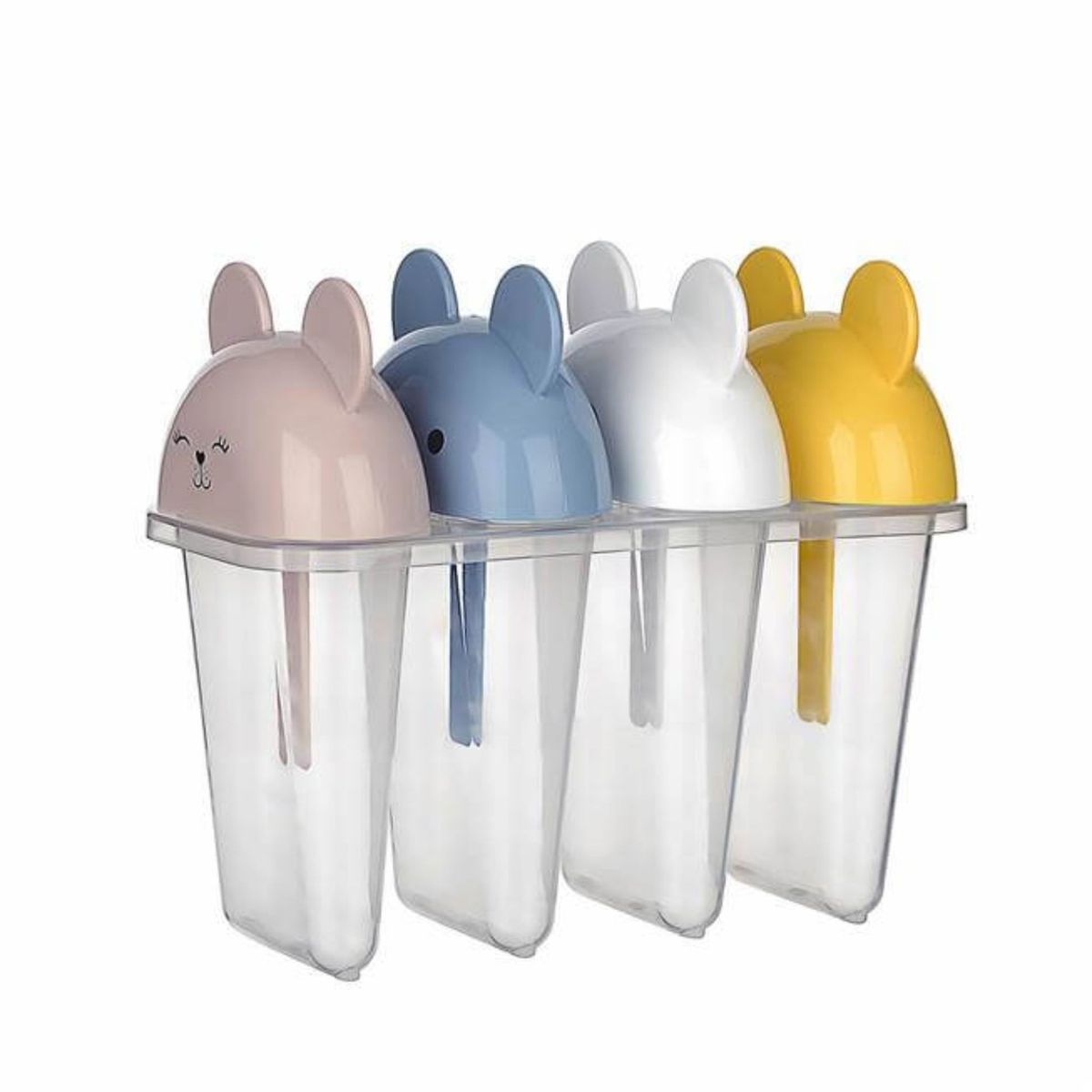 TITIZ - Set 4 Moldes Para Helados Paleta Postre Titiz 250ml