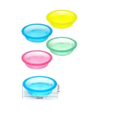 GENERICO - Bowl Para Perro Comida Color Azul Redondo 21cm