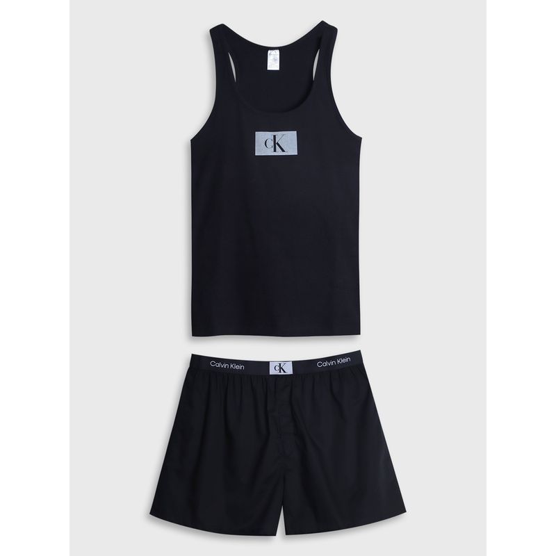 CALVIN KLEIN - Set De Pijama Negro Calvin Klein