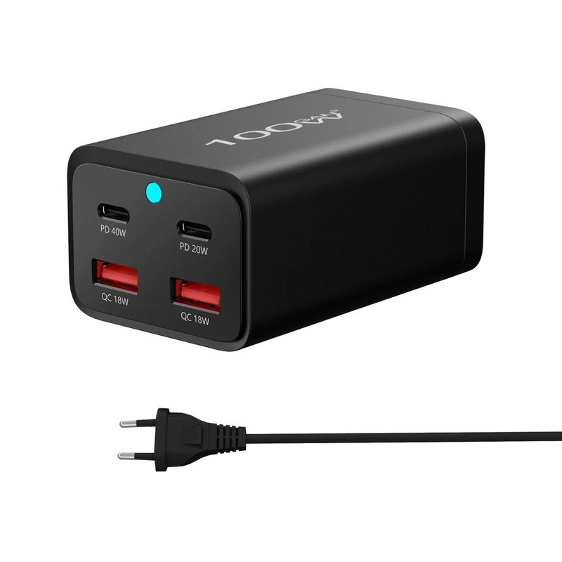 GENERICO - GaN-Cargador Dispositivo Carga Rápida 80w