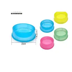 GENERICO - Bowl Para Perro Comida Color Azul Redondo 19cm