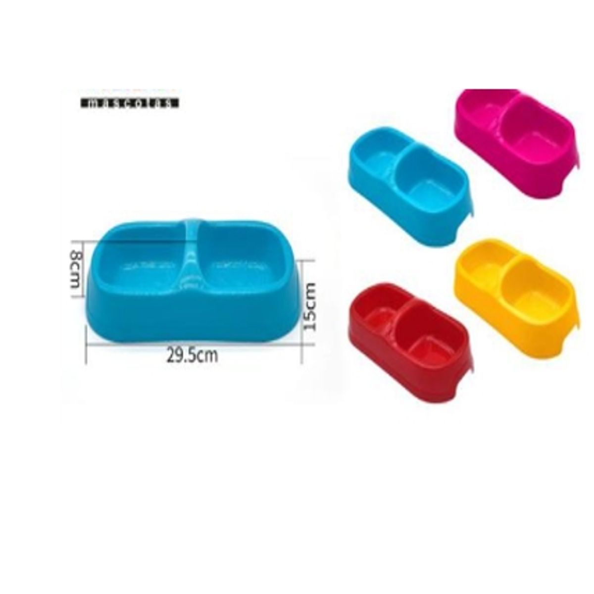 GENERICO - Bowl Para Perro Comida Color Rojo 29cm