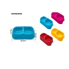 GENERICO - Bowl Para Perro Comida Color Rojo 29cm