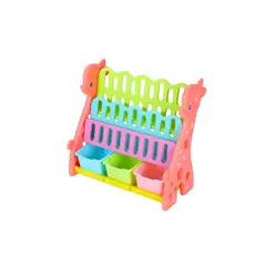 KIDSCOOL - ORGANIZADOR INFANTIL 3 CAJAS PARA LIBROS SUNNY ROSADO