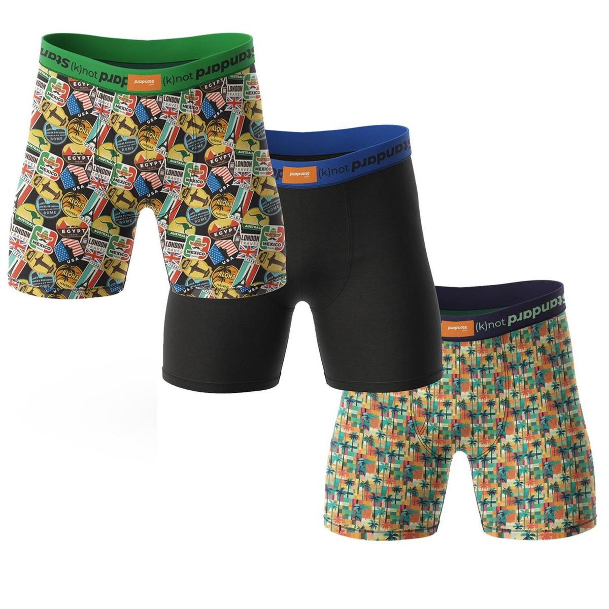 STANDARD - Boxer Hombre Algodon Calzoncillos Standard Pack de 3