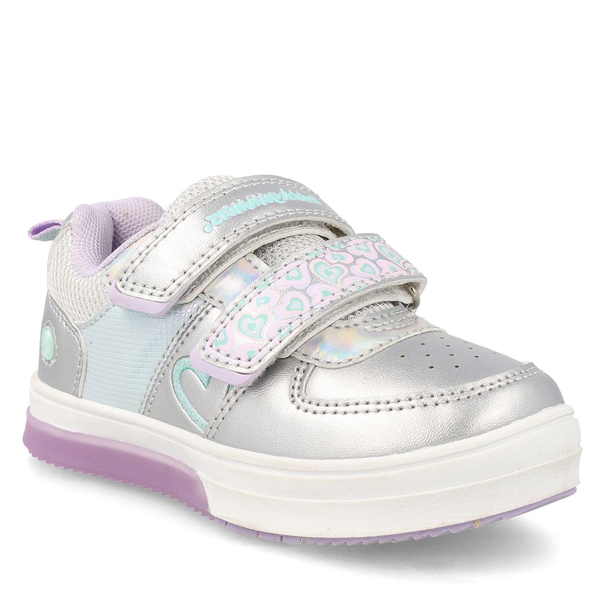 BUBBLE GUMMERS - Zapatilla Niña Luces Bubblegummers Neon Plateado