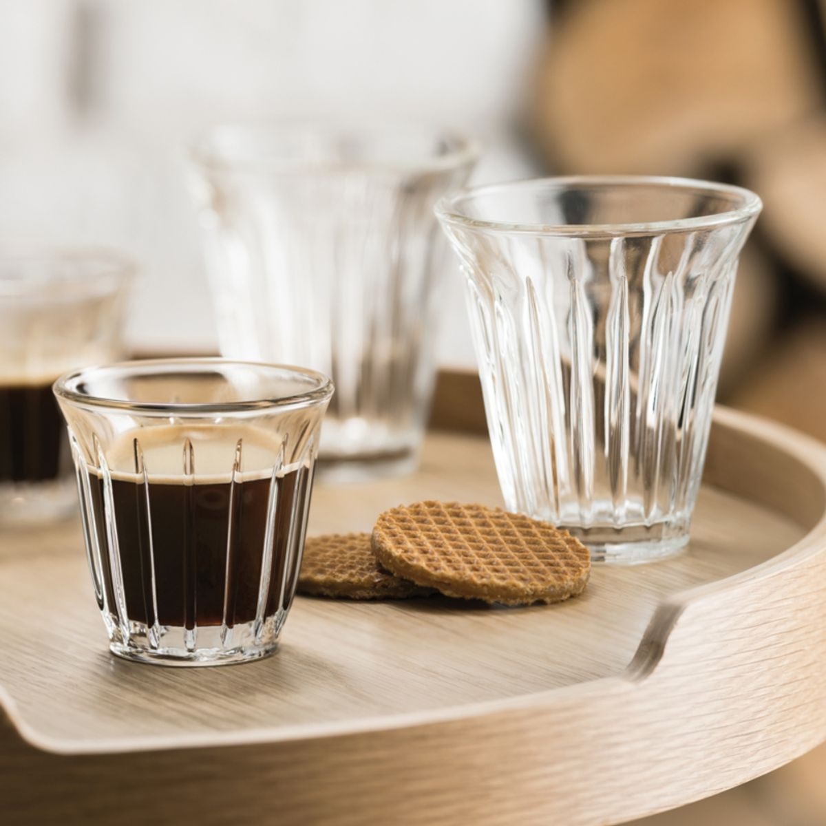 LA ROCHERE - SET  6 TAZAS ESPRESSO ZINC 100ML