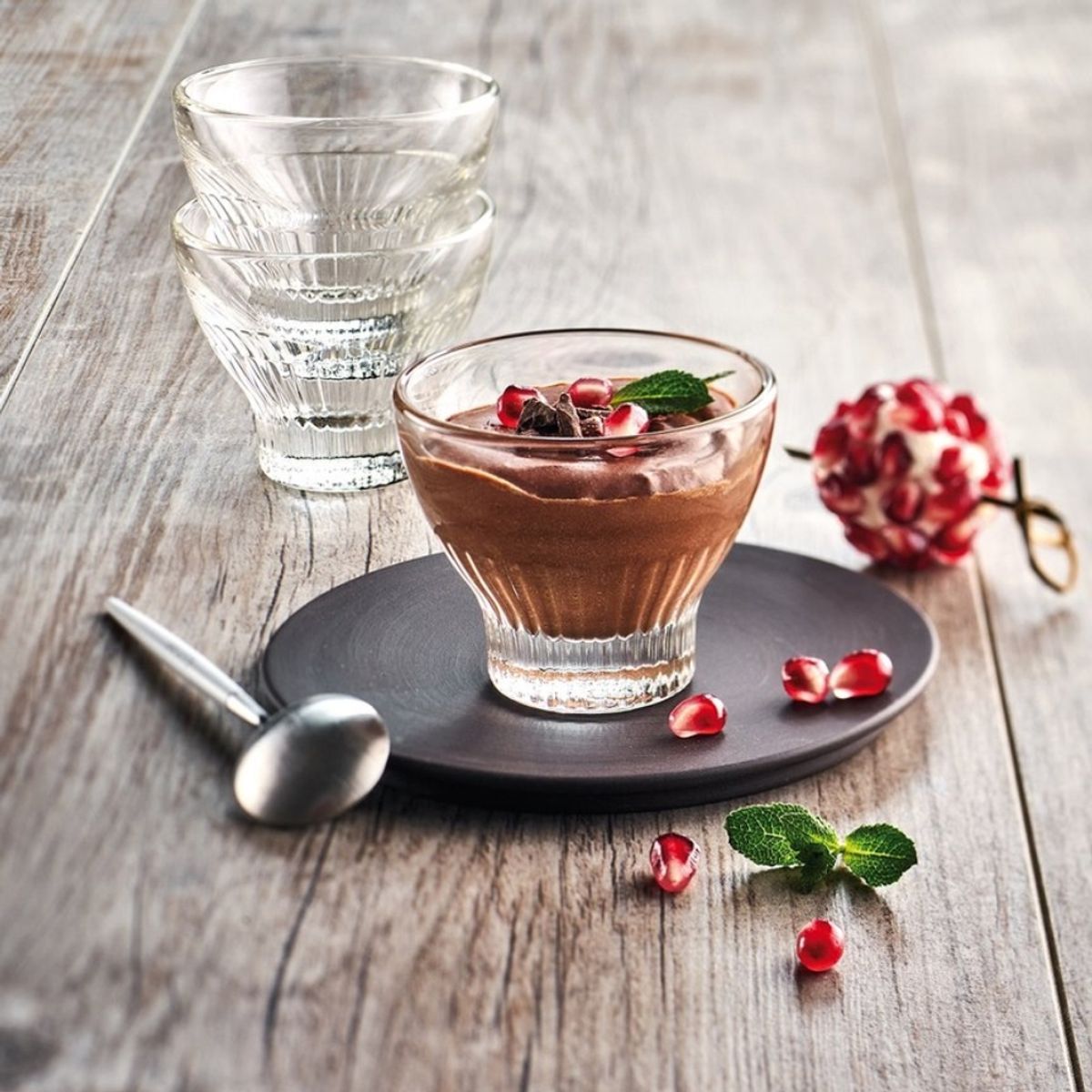 LA ROCHERE - SET 6 MINI POCILLOS POSTRE OUESSANT 80ML