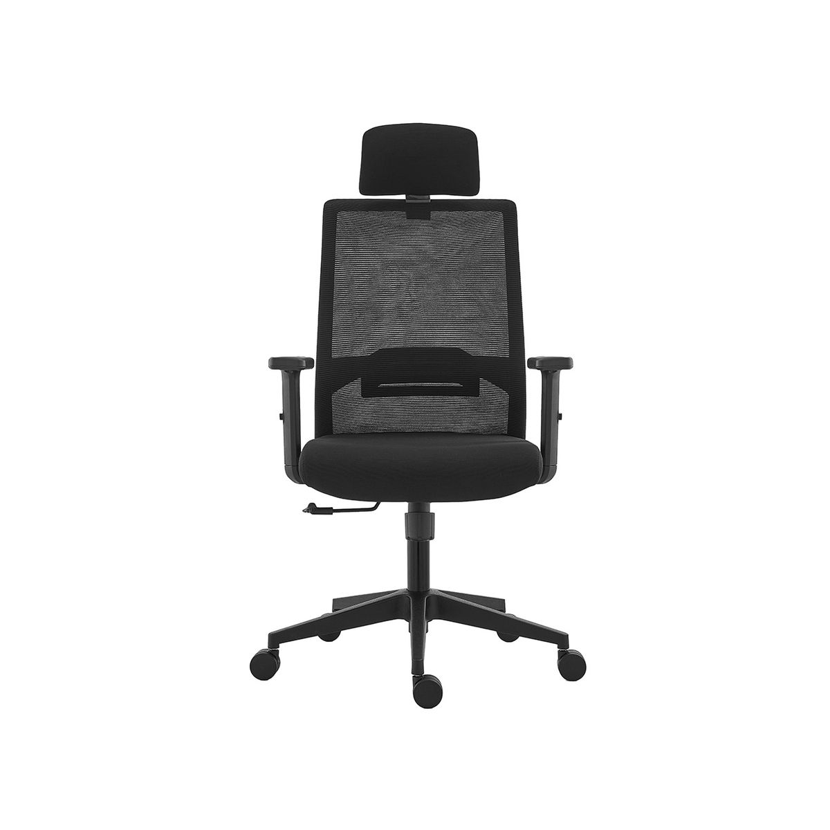 SUR DISEÑO - Silla de Oficina New York Negra con Cabecera