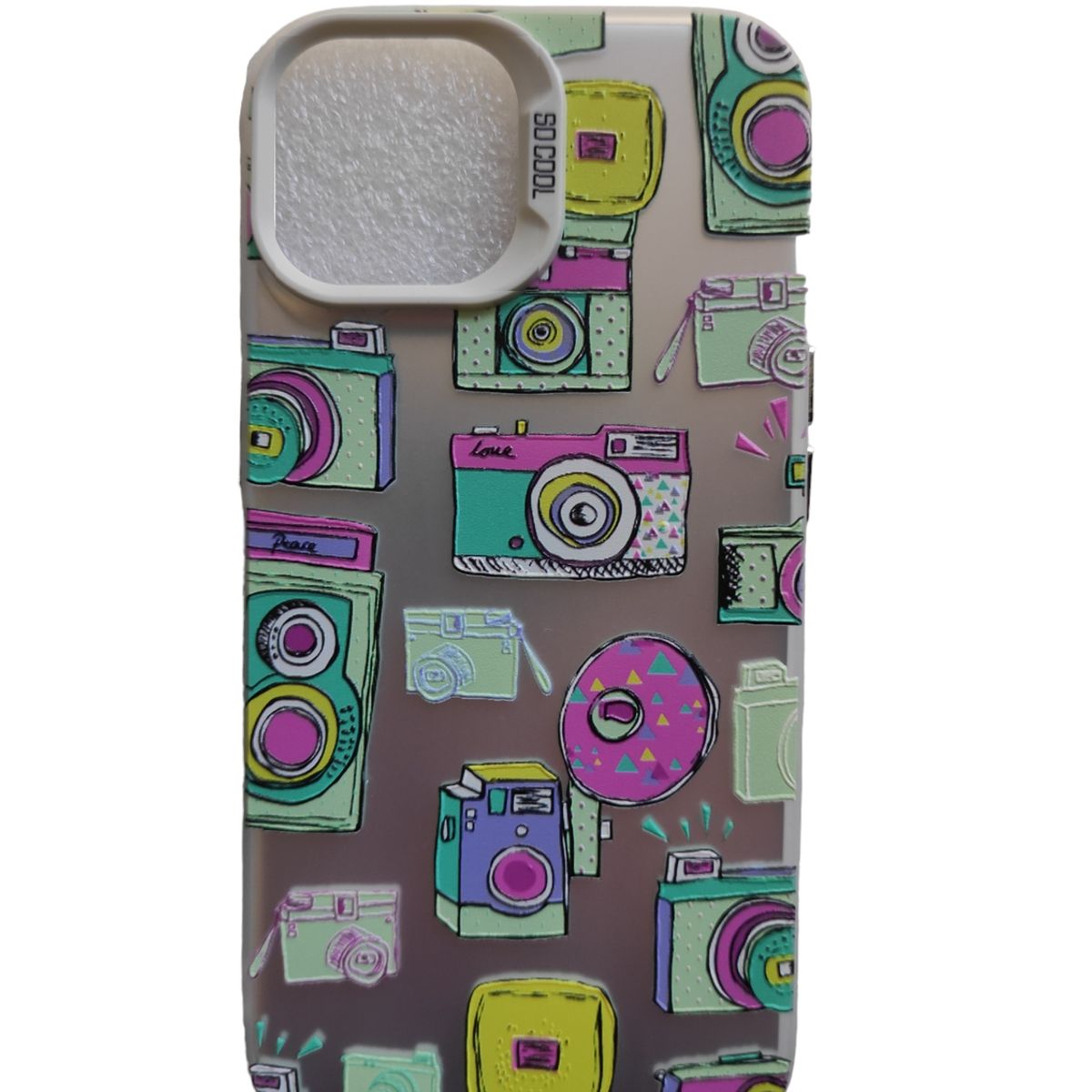 GENERICO - Carcasa con DIseño Floral para Iphone 15 - Verde