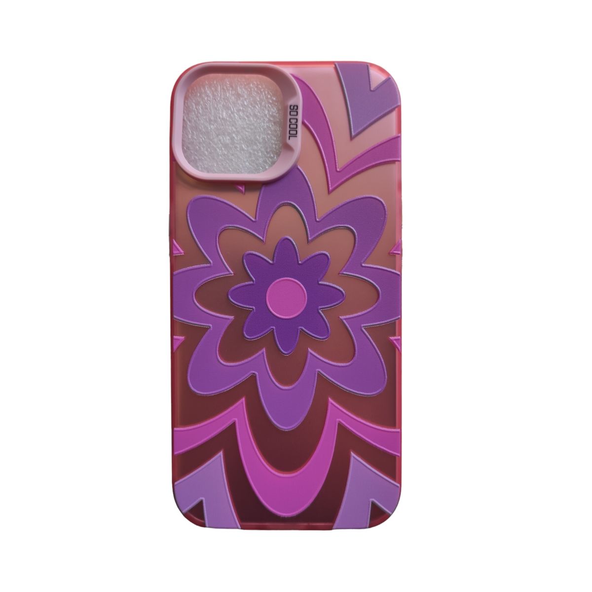 GENERICO - Carcasa con DIseño Floral para Iphone 15 - Lila