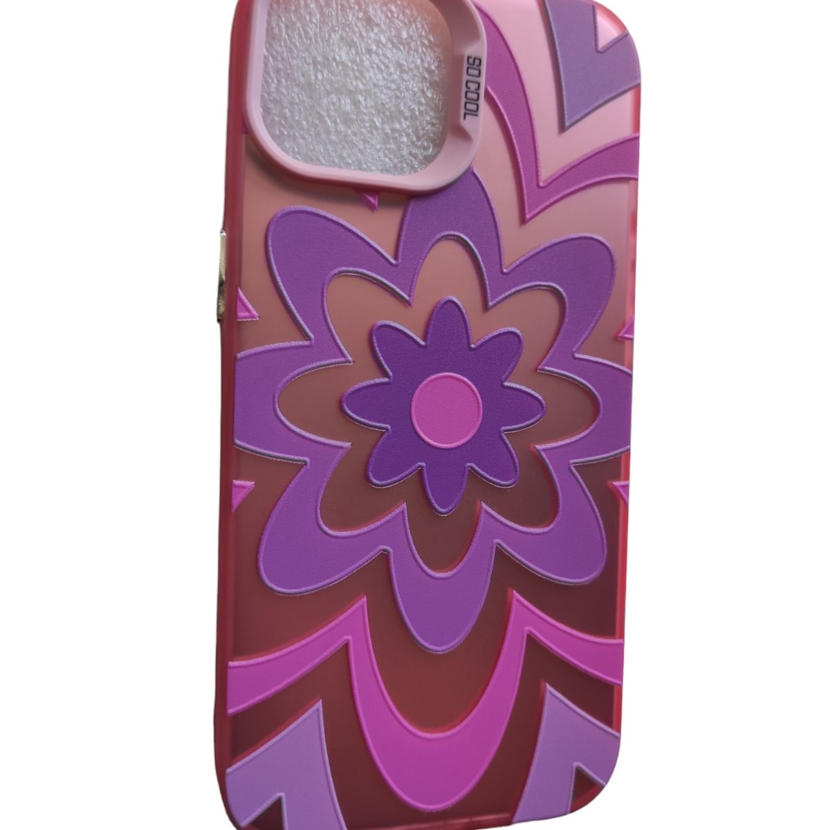 GENERICO - Carcasa con DIseño Floral para Iphone 15 - Lila